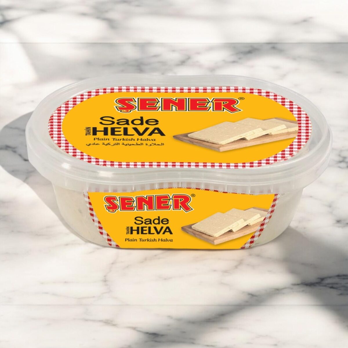 Şener Helva 300 Gr Sade Plastik Kutu-Şh0049 - Görsel 1