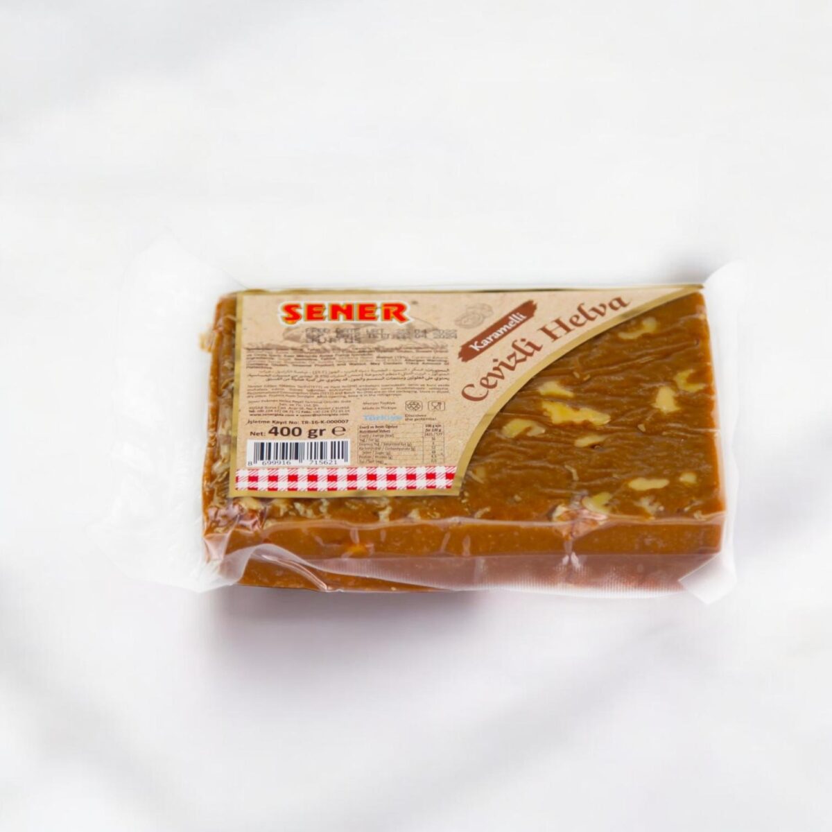 Şener Helva 400 Gr Cevizli Karamelli Mevsim Vakum Amb. - Görsel 4