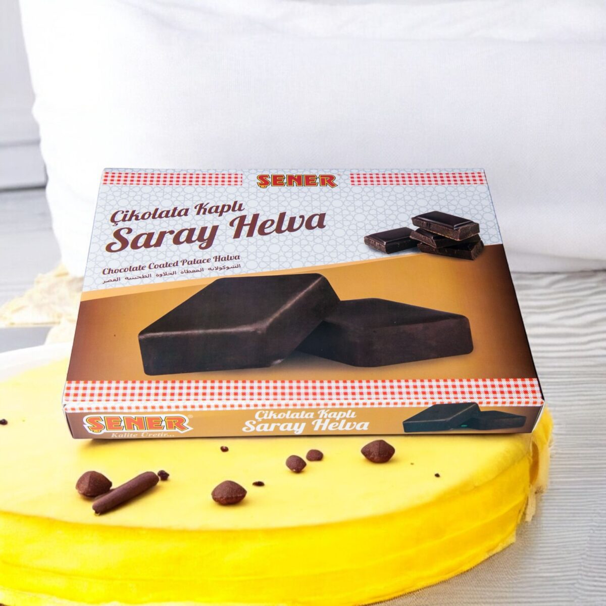 Şener Saray Helvası 215 Gr Çikolata Kaplı - Görsel 2