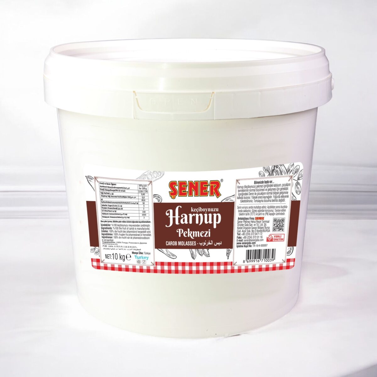 Şener Pekmez 10 Kg Harnup Kova - Görsel 1