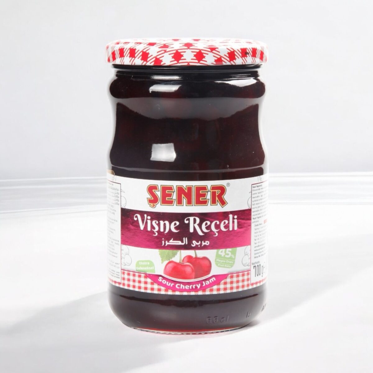 Şener Reçel 770 Gr Vişne % 45 Meyve - Görsel 1