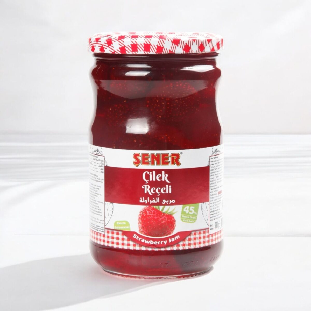 Şener Reçel 770 Gr Çilek % 45 Meyve - Görsel 1