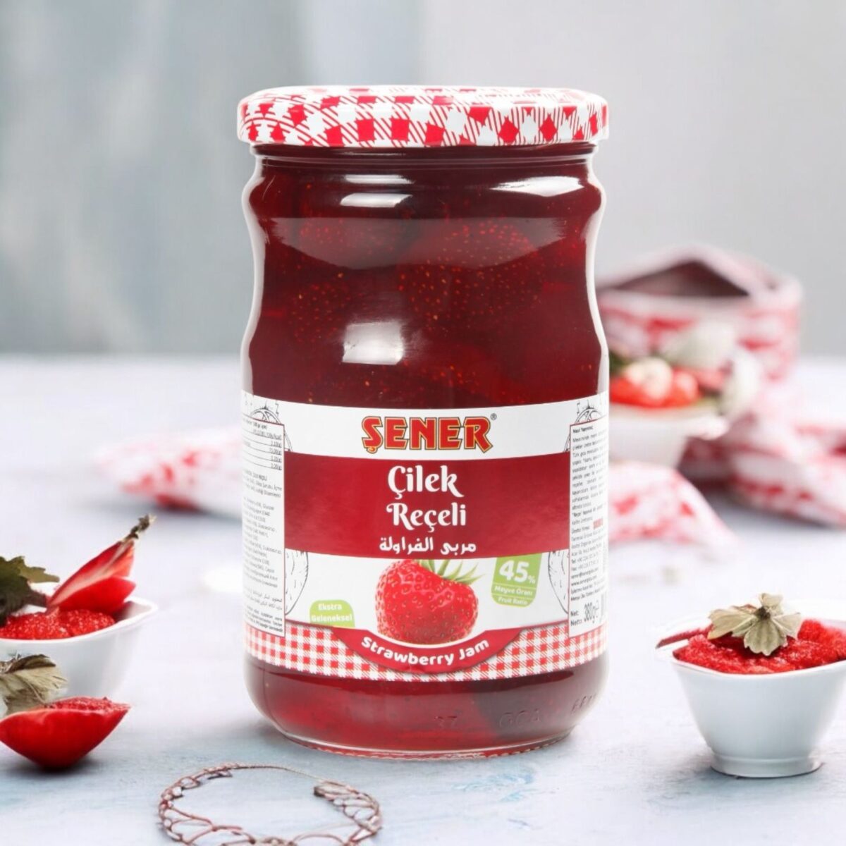 Şener Reçel 770 Gr Çilek % 45 Meyve - Görsel 2