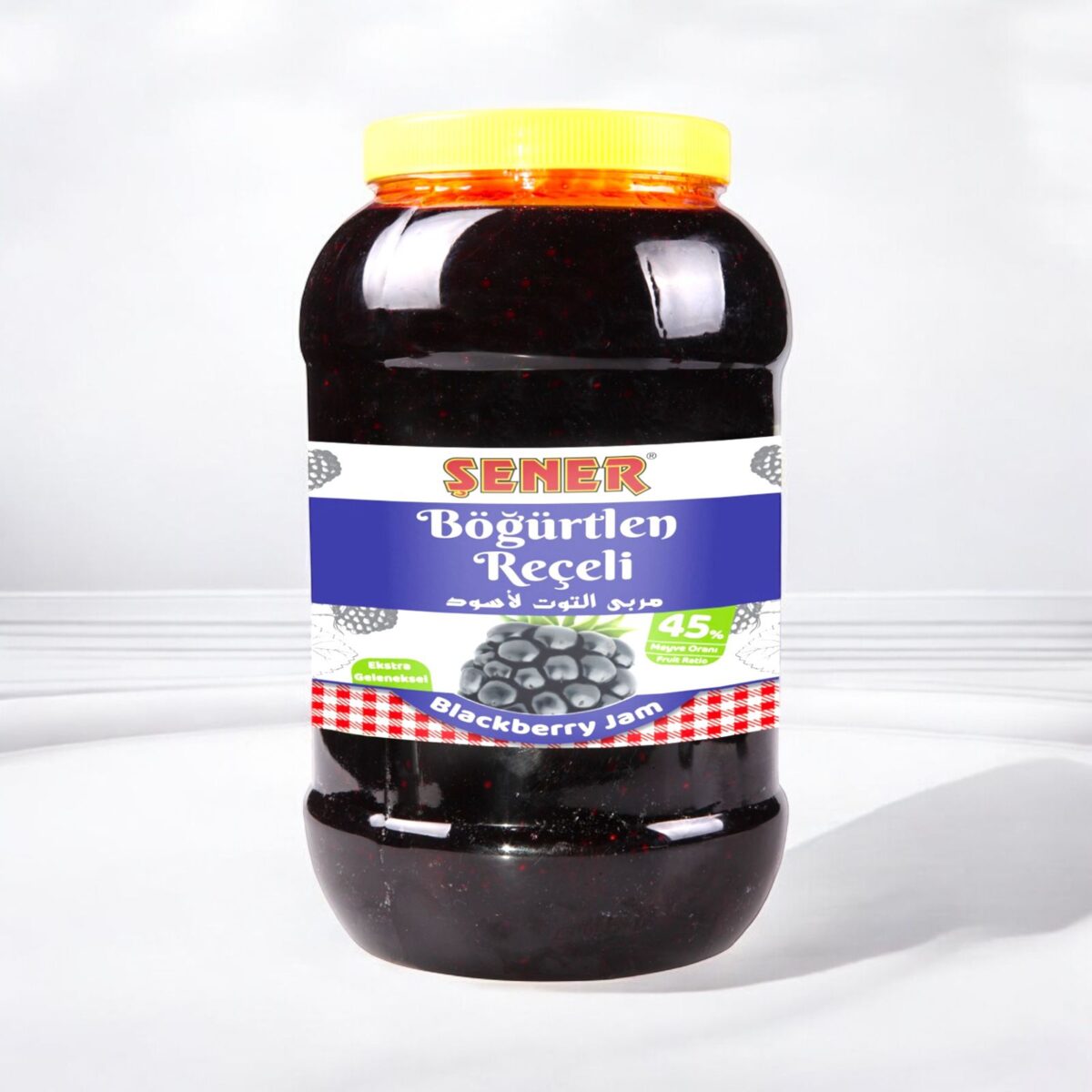 Şener Reçel 5 Kg Böğürtlen % 45 Meyve - Görsel 1