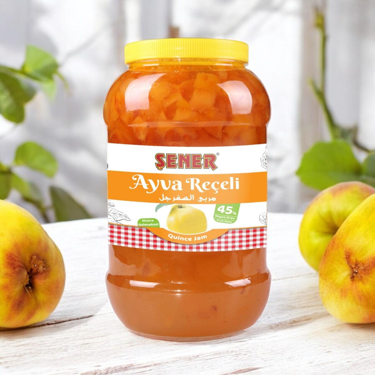 Şener Reçel 5 Kg Ayva % 45 Meyve - Görsel 2