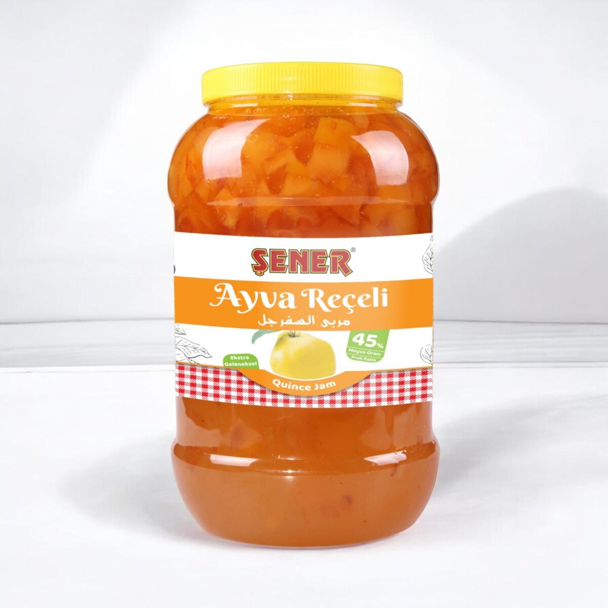 Şener Reçel 5 Kg Ayva % 45 Meyve - Görsel 1