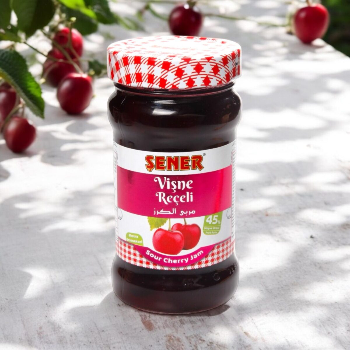 Şener Reçel 380 Gr Vişne % 45 Meyve - Görsel 2