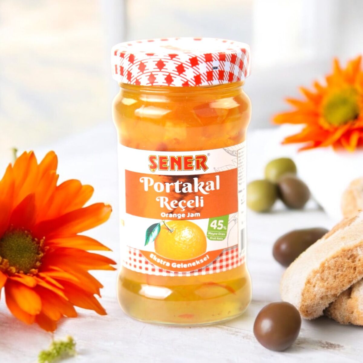Şener Reçel 380 Gr Portakal % 45 Meyve - Görsel 2