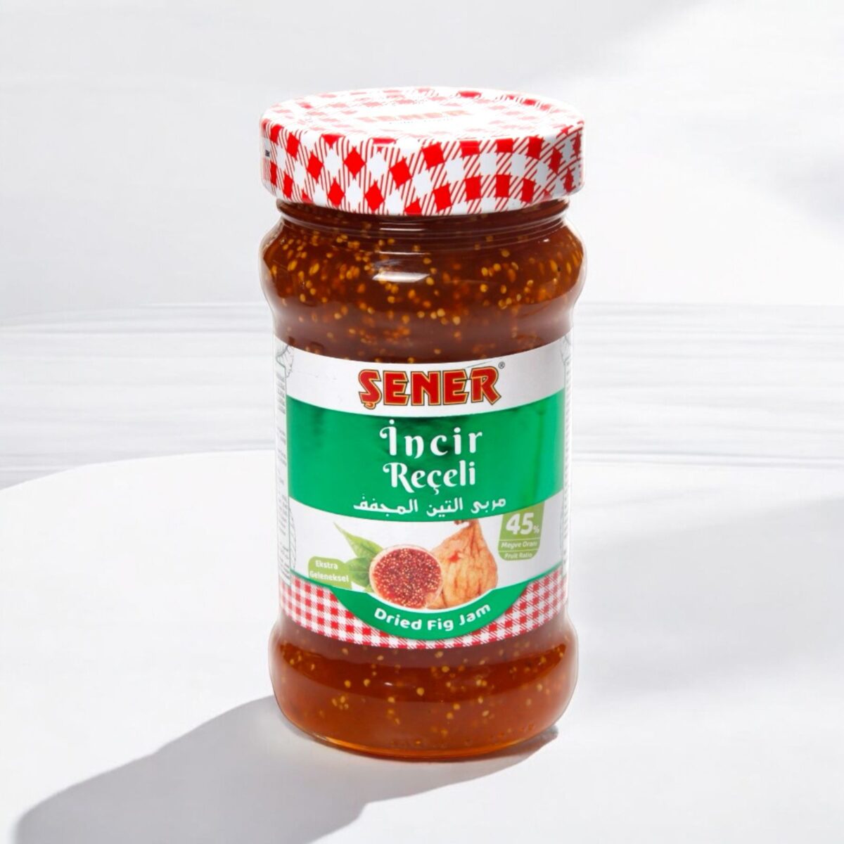Şener Reçel 380 Gr Kuru İncir % 45 Meyve - Görsel 1
