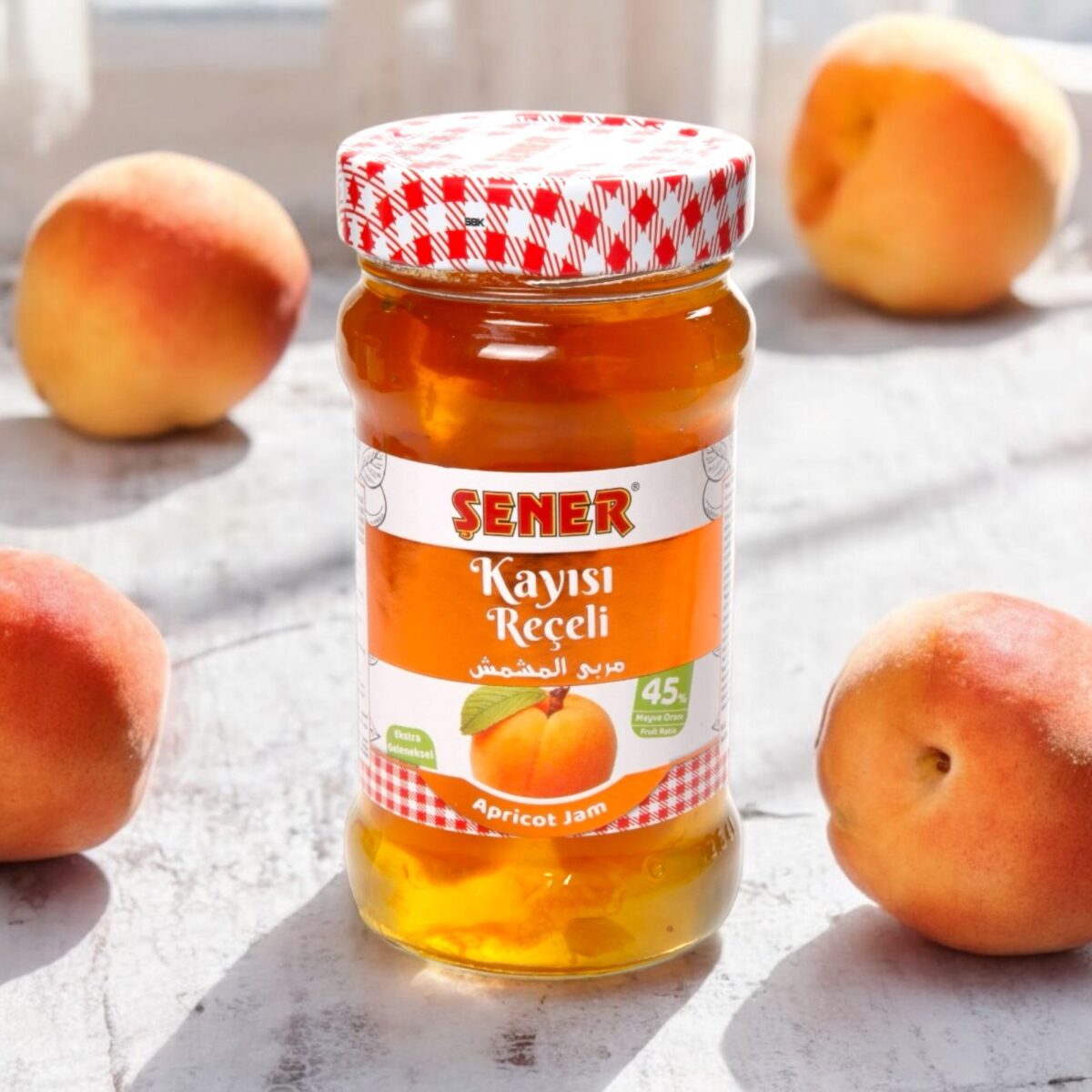 Şener Reçel 380 Gr Kayısı % 45 Meyve - Görsel 2