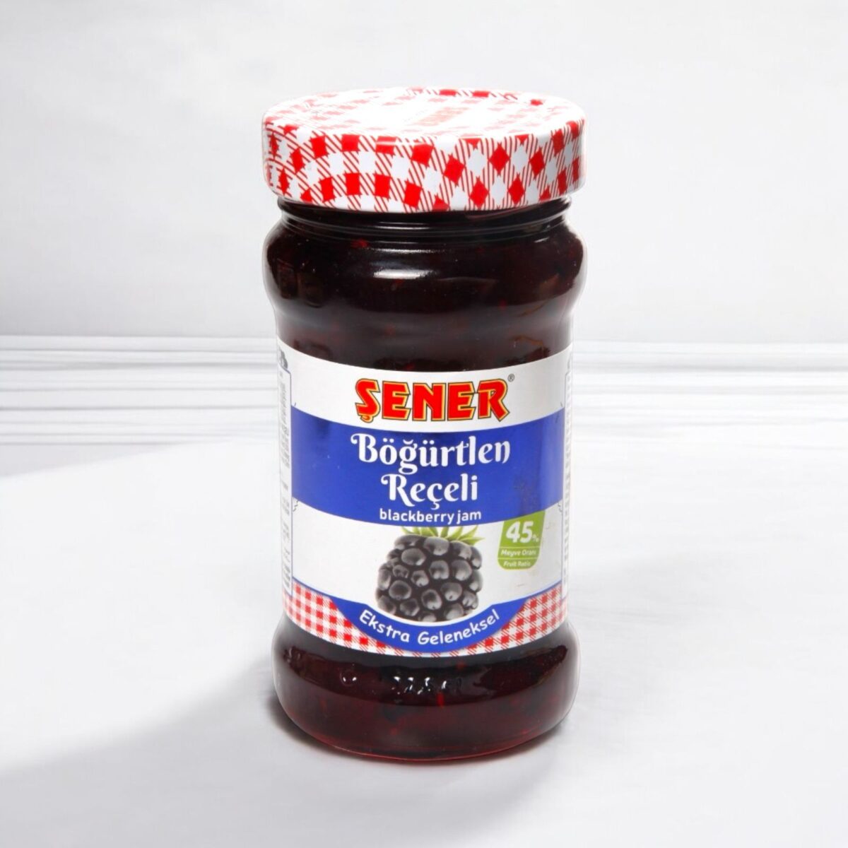 Şener Reçel 380 Gr Böğürtlen % 45 Meyve - Görsel 1