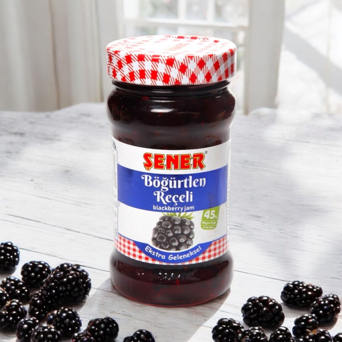 Şener Reçel 380 Gr Böğürtlen % 45 Meyve - Görsel 2