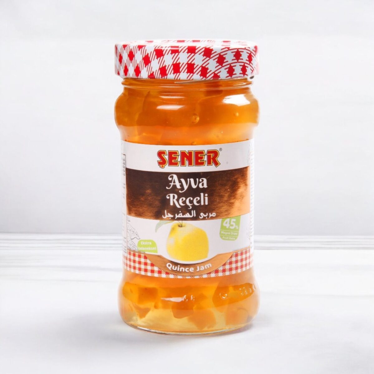 Şener Reçel 380 Gr Ayva % 45 Meyve - Görsel 1
