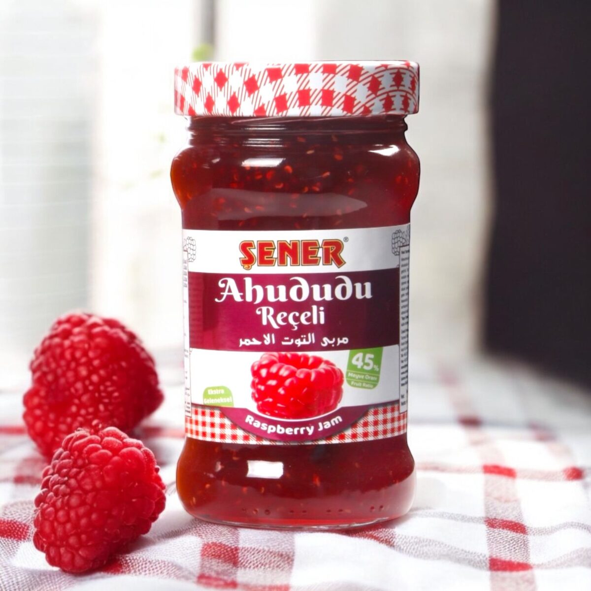 Şener Reçel 380 Gr Ahududu % 45 Meyve - Görsel 2