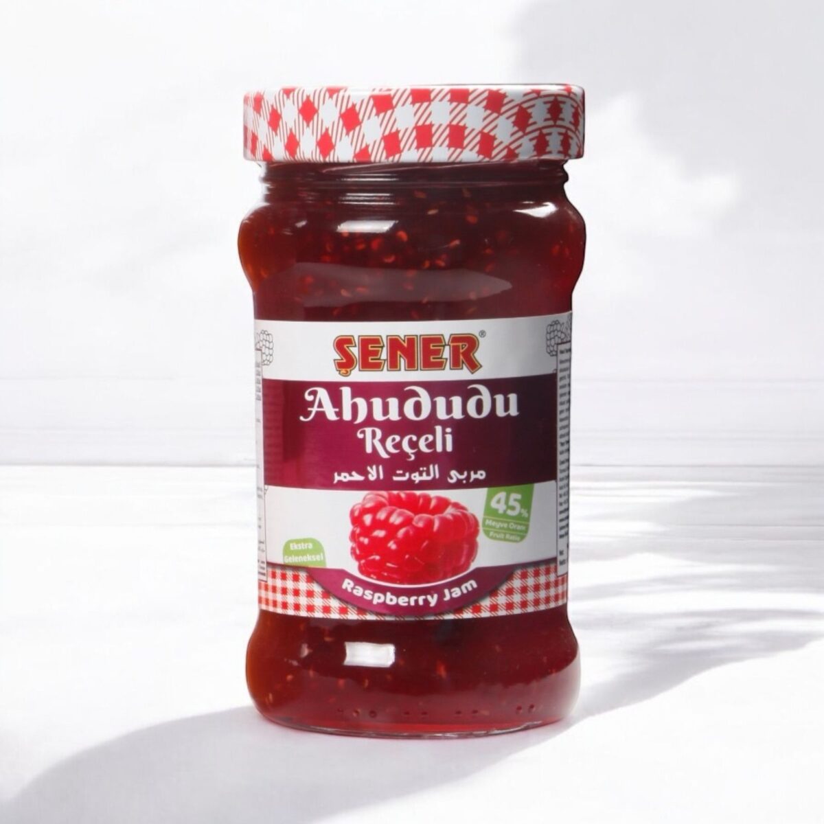 Şener Reçel 380 Gr Ahududu % 45 Meyve - Görsel 1