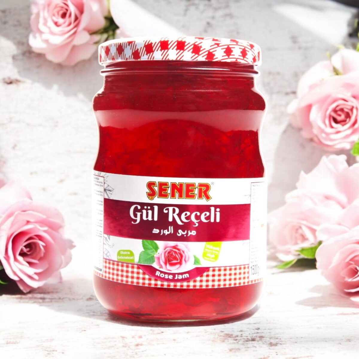 Şener Reçel 1500 Gr Gül % 45 Meyve - Görsel 2