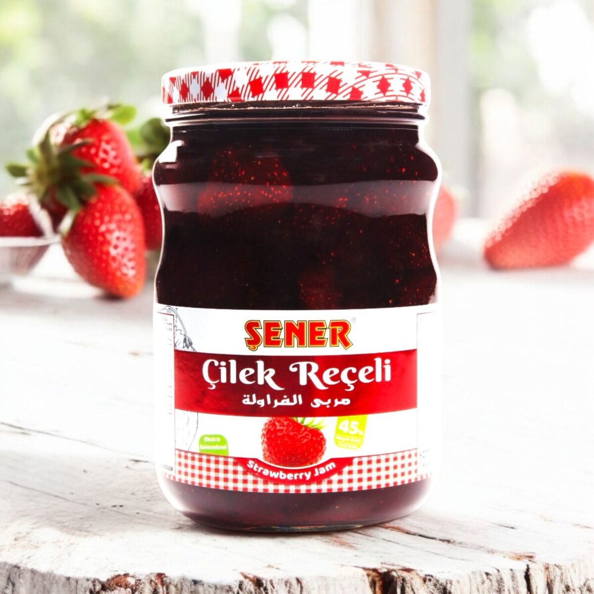 Şener Reçel 1500 Gr Çilek % 45 Meyve - Görsel 2