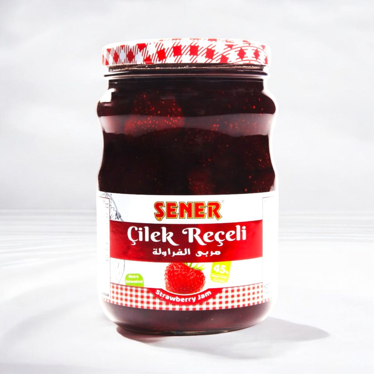 Şener Reçel 1500 Gr Çilek % 45 Meyve - Görsel 1