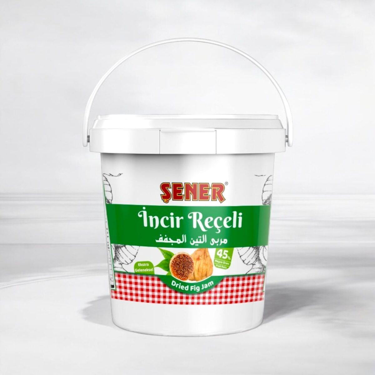 Şener Reçel 10 Kg Kuru İncir % 45 Meyve - Görsel 1