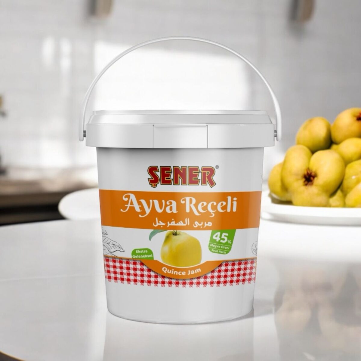 Şener Reçel 10 Kg Ayva % 45 Meyve - Görsel 2