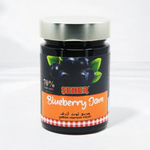 Şener Premium Reçel 400 Gr Yaban Mersini %70 Meyve
