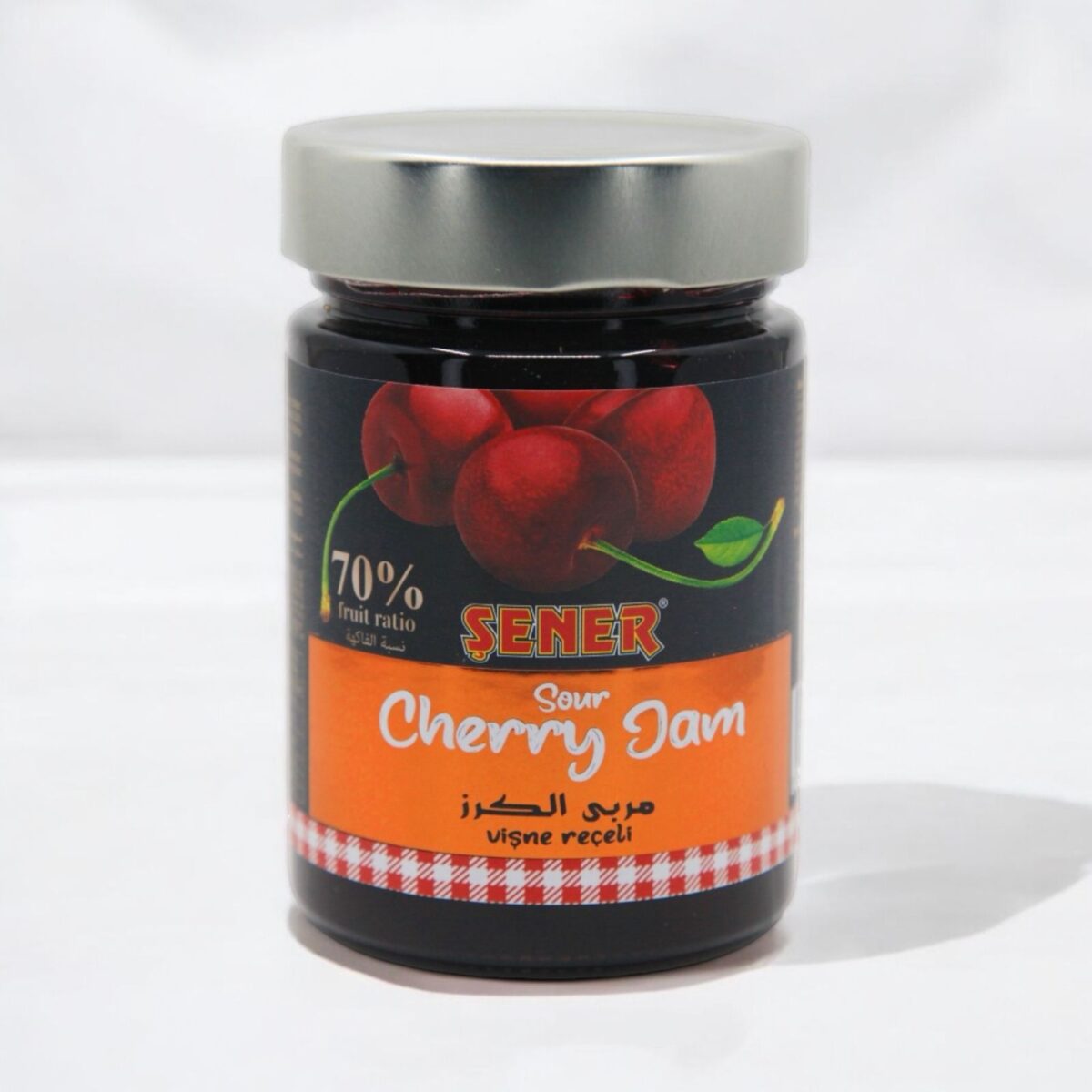 Şener Premium Reçel 400 Gr Vişne %70 Meyve - Görsel 1