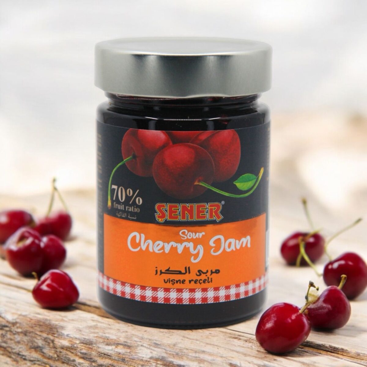 Şener Premium Reçel 400 Gr Vişne %70 Meyve - Görsel 2