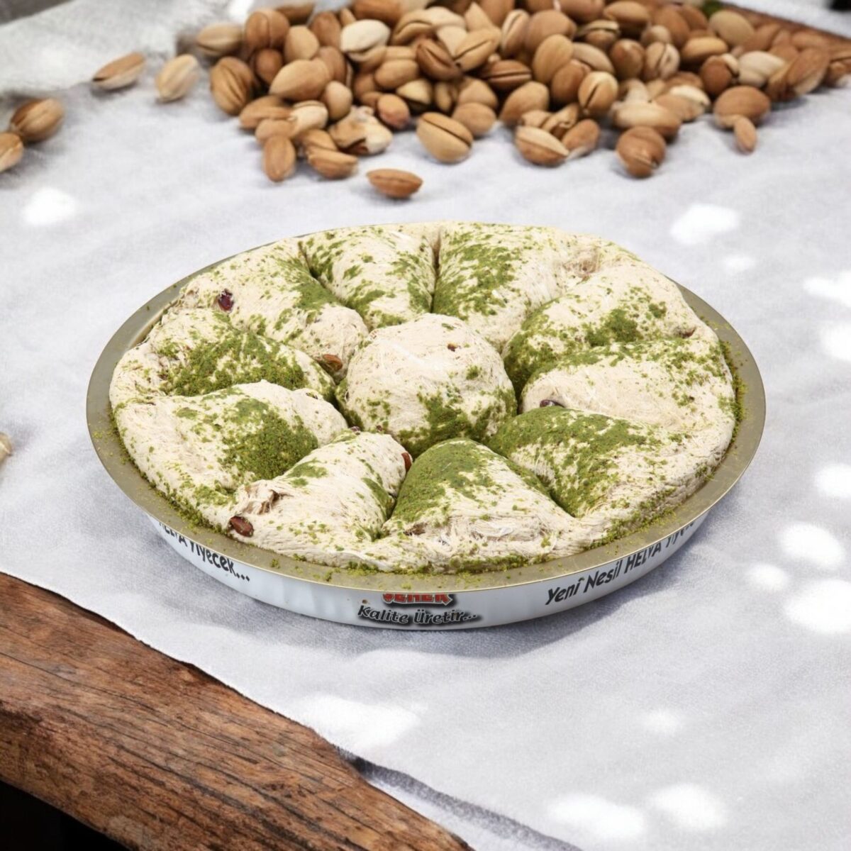 Şener Helva 5 Kg Tepsi Fıstıklı Lüks - Görsel 2