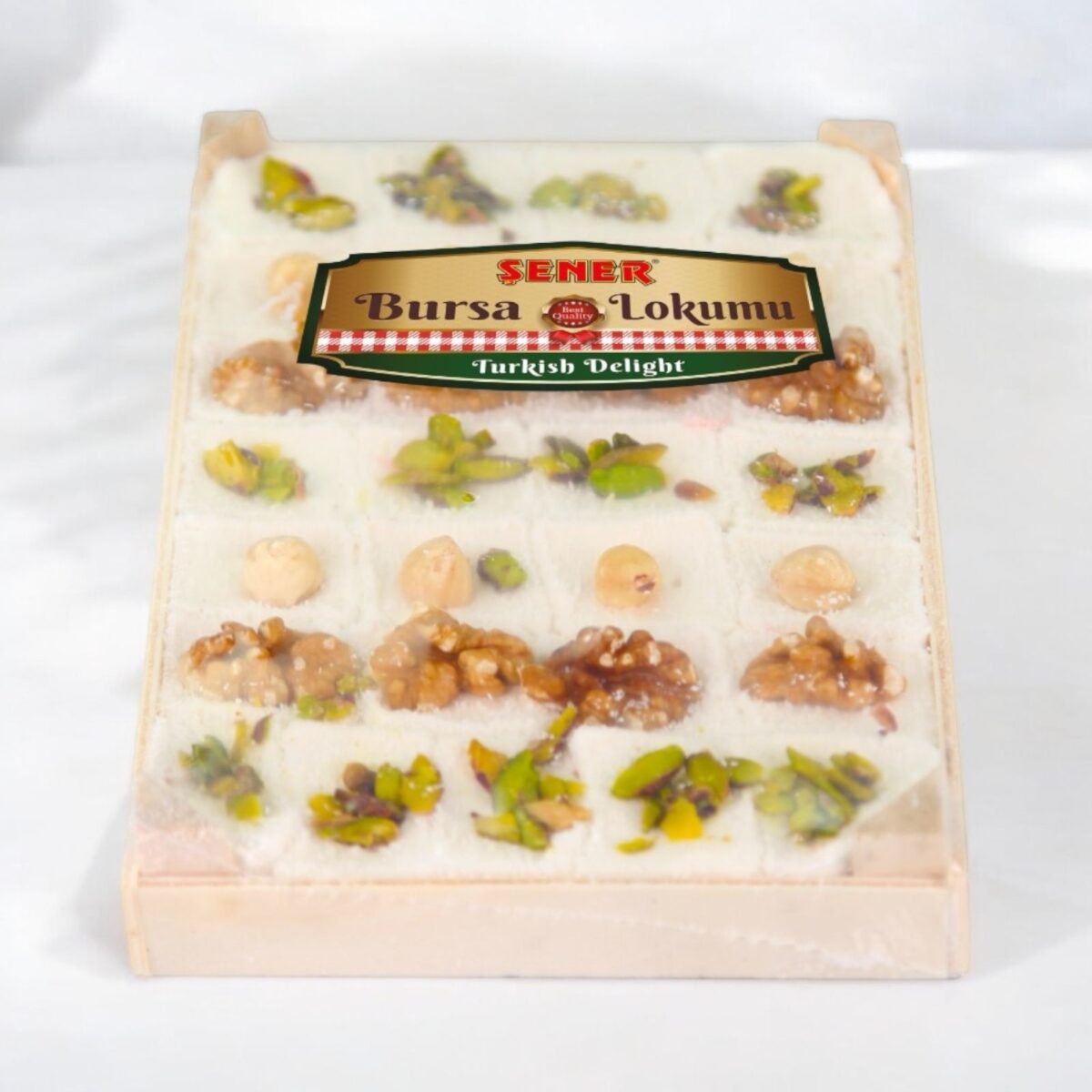 Şener Lokum 400 Gr Krş.Sultan Basma Sandık - Görsel 1