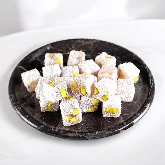 Şener Lokum 3 Kg Çifte Kavrulmuş Antep Fıstıklı Pudralı
