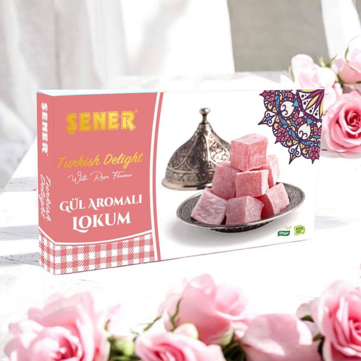 Şener Lokum 275 Gr Güllü Hediyelik - Görsel 2