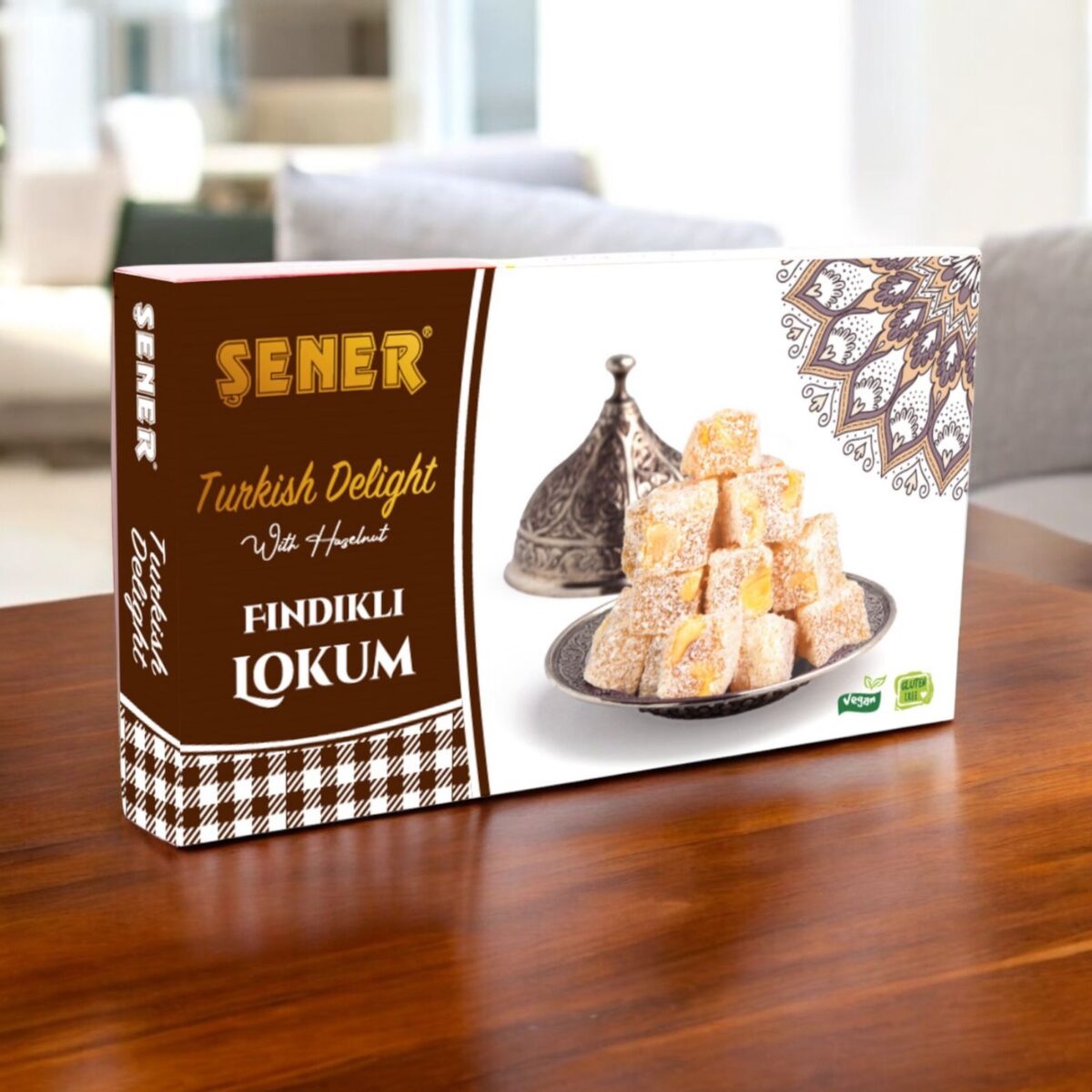 Şener Lokum 275 Gr Çifte Kavrulmuş Fındıklı Hind.Cev.Hediyelik - Görsel 2