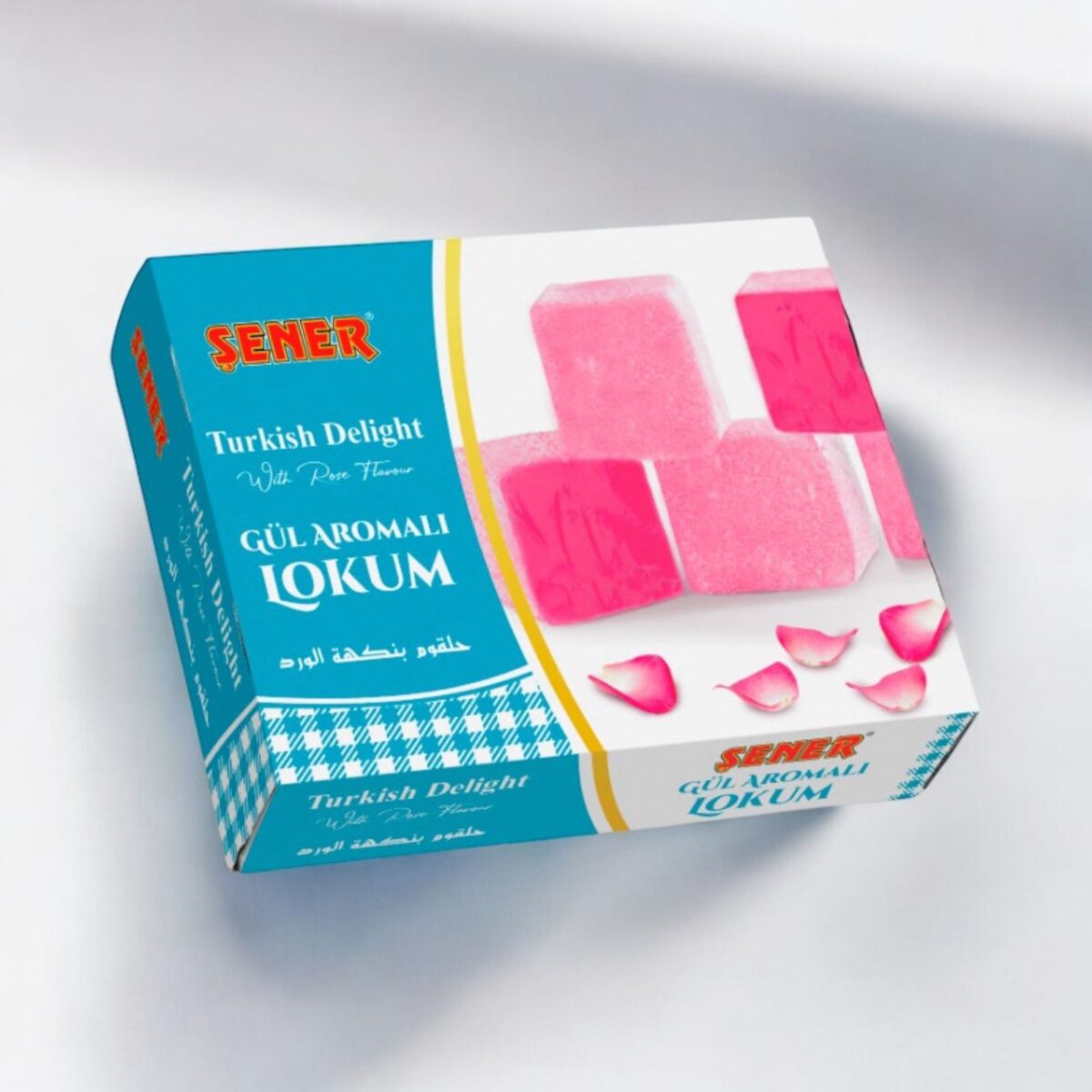 Şener Lokum 1 Kg Güllü Hediyelik - Görsel 1
