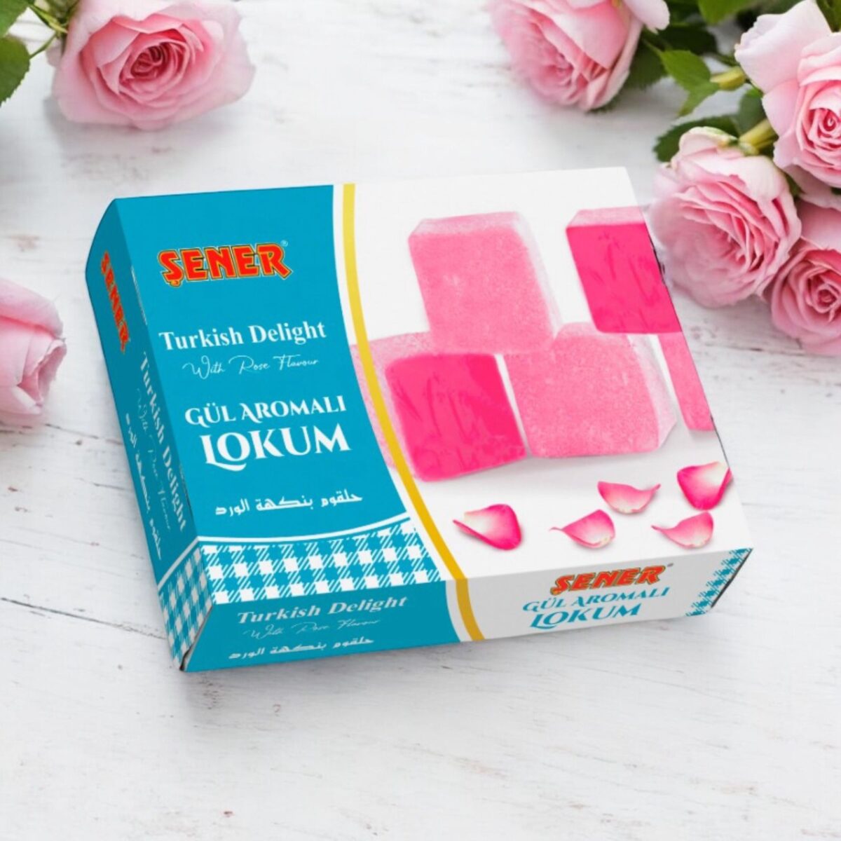 Şener Lokum 1 Kg Güllü Hediyelik - Görsel 2