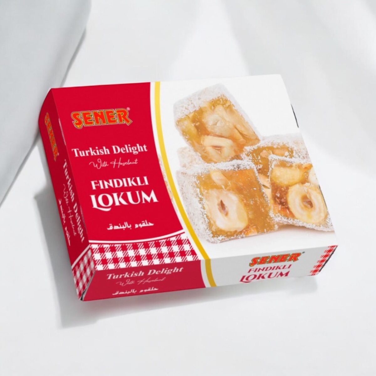 Şener Lokum 1 Kg Çifte Kavrulmuş Fındıklı Hediyelik - Görsel 1
