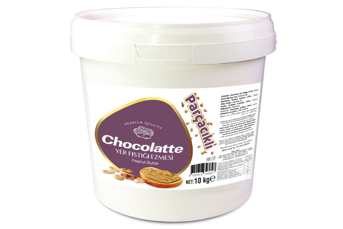 Chocolatte 10 Kg Fıstık Krema Fıstık Parçacıklı - Görsel 1