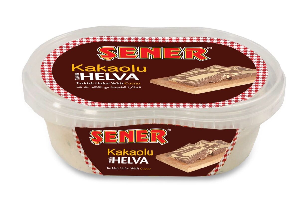 Şener Helva 300 Gr Kakaolu Plastik Kutu - Görsel 3