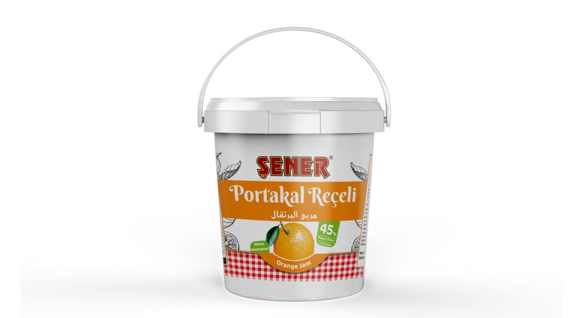 Şener Reçel 10 Kg Portakal Kabuğu % 45 Meyve - Görsel 3