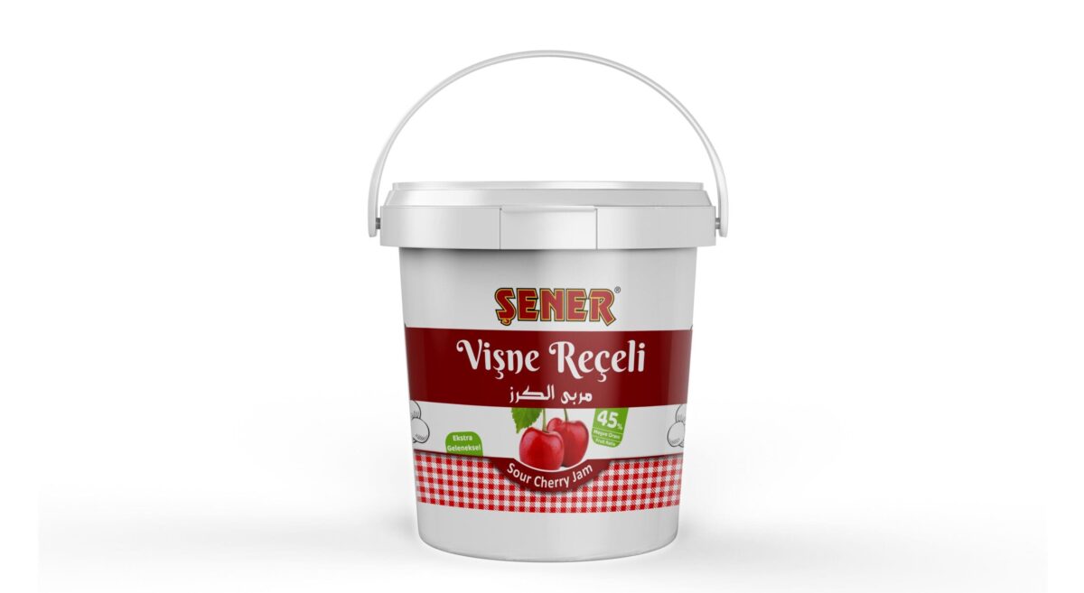 Şener Reçel 10 Kg Vişne % 45 Meyve - Görsel 3