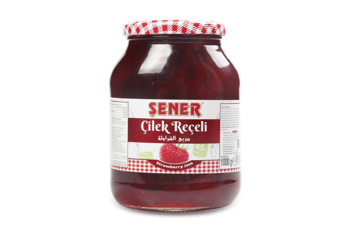 Şener Reçel 1000 Gr Çilek % 45 Meyve - Görsel 4