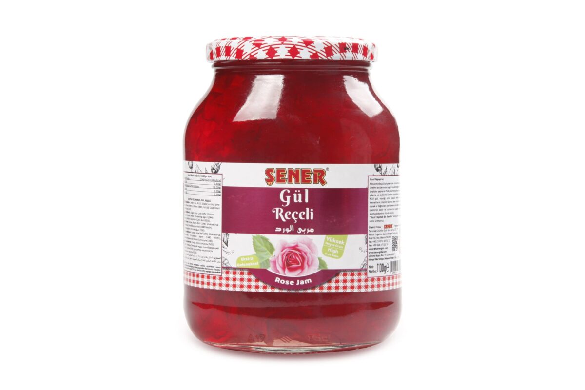 Şener Reçel 1000 Gr Gül % 45 Meyve - Görsel 3
