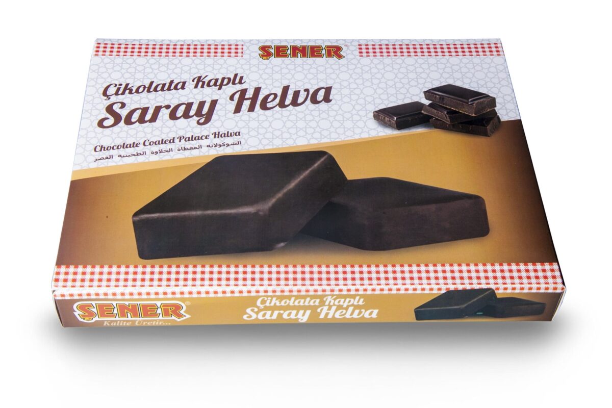 Şener Saray Helvası 215 Gr Çikolata Kaplı - Görsel 3