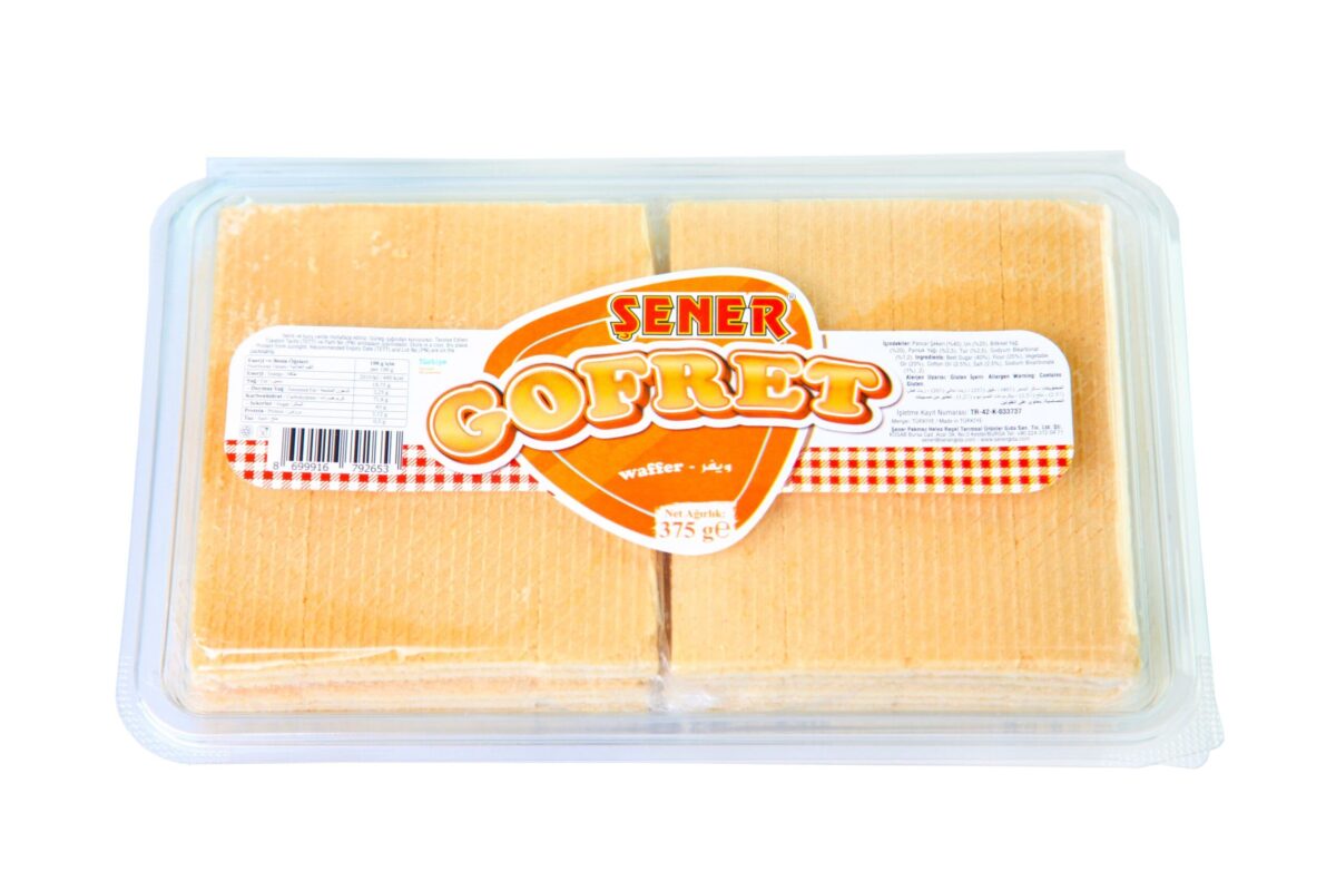 Şener Gofret 450 Gr Sade (Pvc) - Görsel 3
