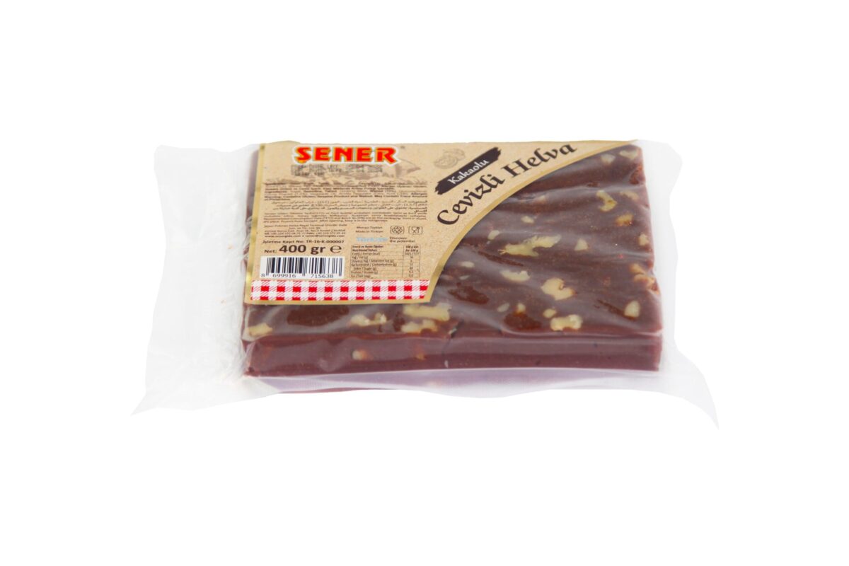 Şener Helva 400 Gr Cevizli Kakaolu Mevsim Vakum Amb. - Görsel 3