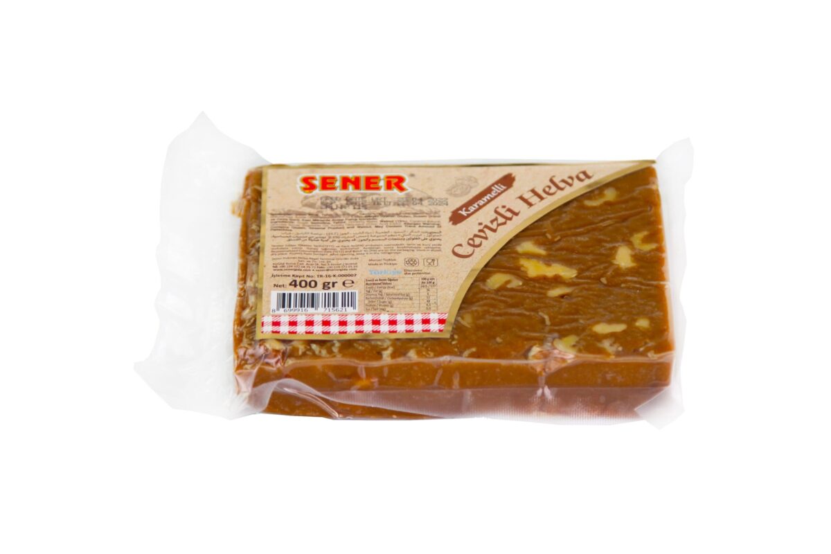 Şener Helva 400 Gr Cevizli Karamelli Mevsim Vakum Amb. - Görsel 3