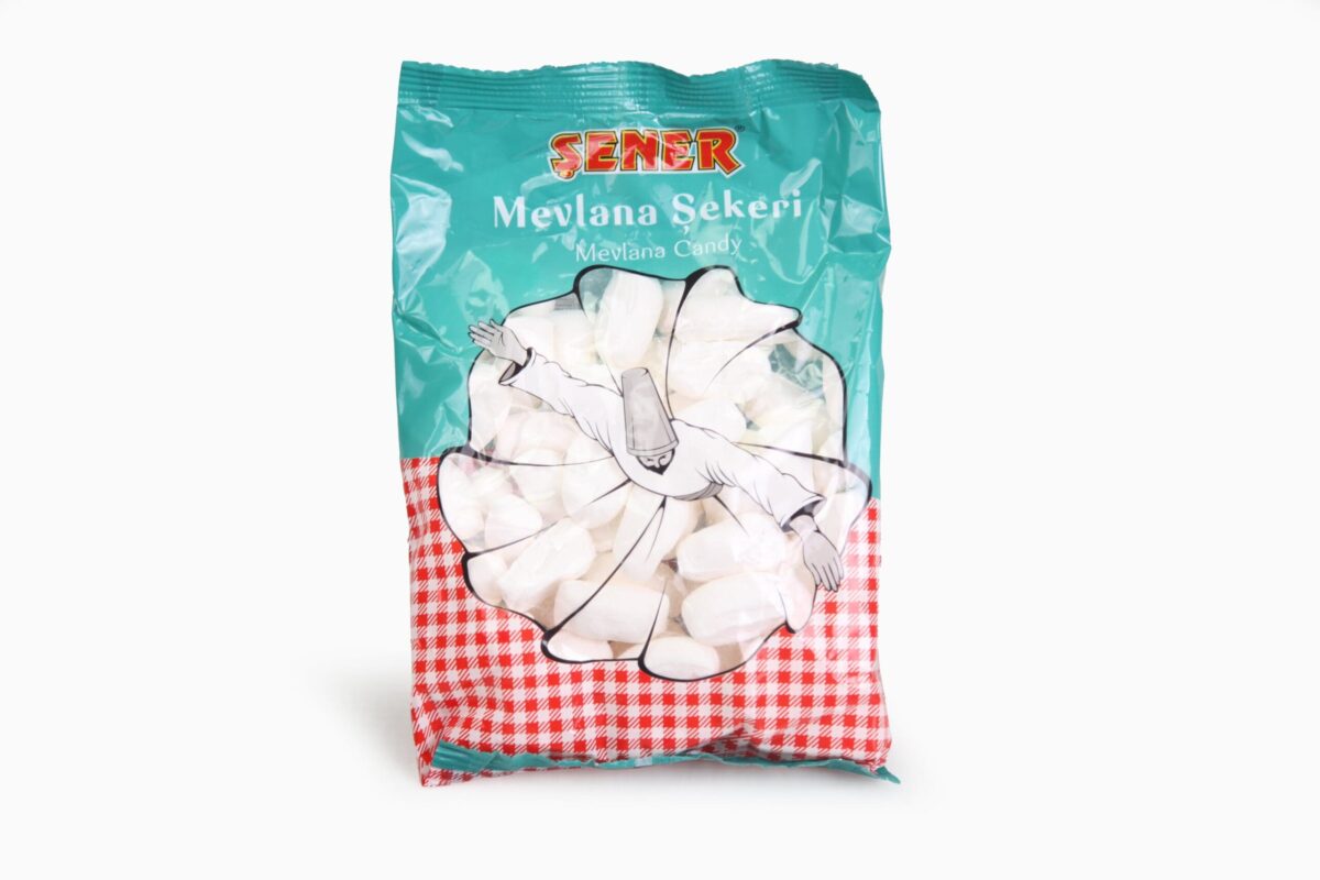 Şener Mevlana Şekeri 400 Gr Elvan Sade Poşet - Görsel 1